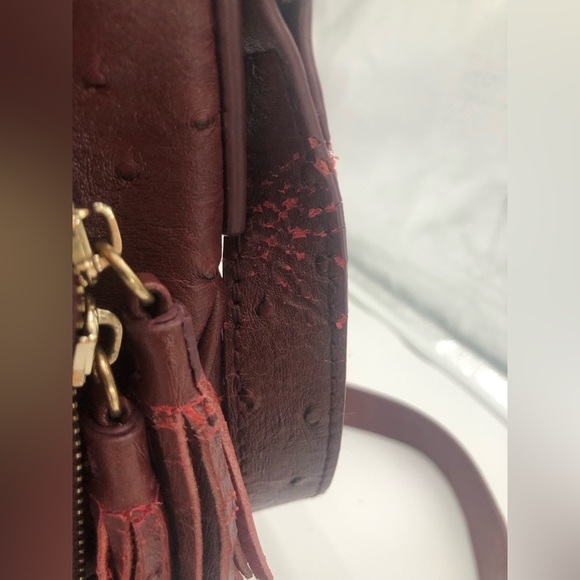 JACK FRENCH LONDON Leather Pebbled crossbody, suede-like lining - Picture 12 of 14